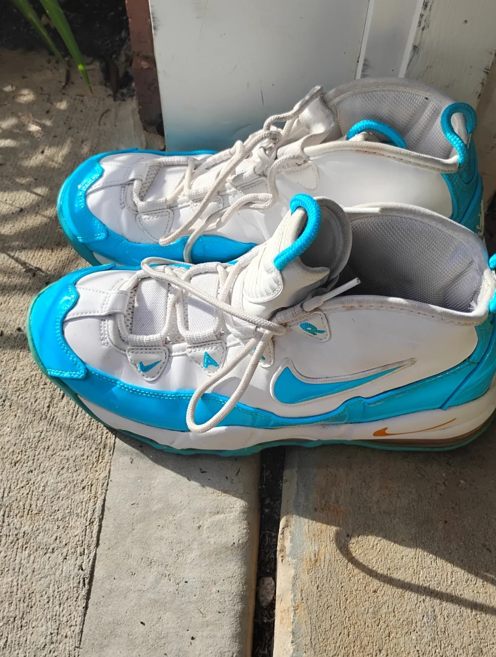 Nike Air Zoom Uptempo Orlando Magic Laced Up Blue Fury Men SZ:10 ShoesCK0892-100